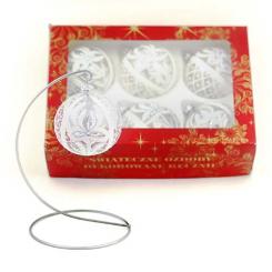 Christmas ornaments decorated with a diameter of 80 millimeters