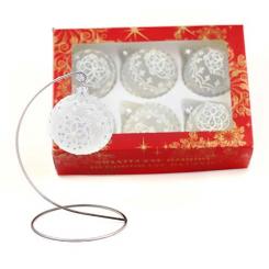 Christmas ornaments decorated with a diameter of 80 millimeters