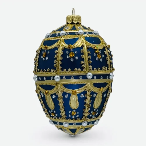 jaja-faberge-bombka-szklana-dekorowana-j019 Jajo Faberge bombka szklana dekorowana