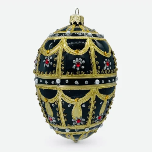 jaja-faberge-bombka-szklana-dekorowana-j022 Jajo Faberge bombka szklana dekorowana