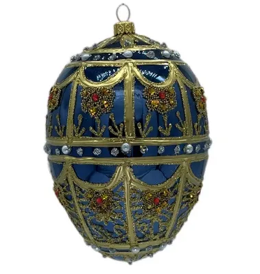 jaja-faberge-bombka-szklana-dekorowana-j023 Jajo Faberge bombka szklana dekorowana j023