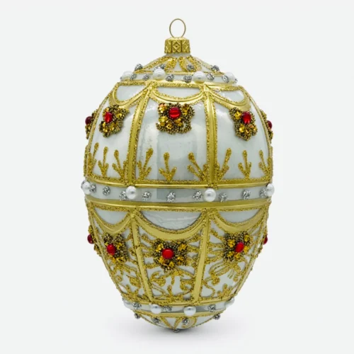 jaja-faberge-bombka-szklana-dekorowana-j025 Jajo Faberge bombka szklana dekorowana