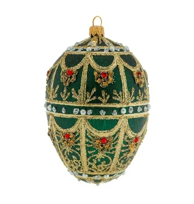 jaja-faberge-bombka-szklana-dekorowana-j026 Jajo Faberge bombka szklana dekorowana j026