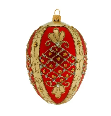 jaja-faberge-bombka-szklana-dekorowana-j029 Jajo Faberge bombka szklana dekorowana j029