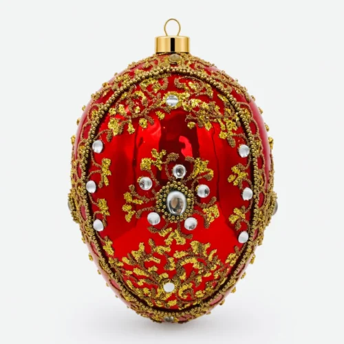 jaja-faberge-bombka-szklana-dekorowana-j042 Jajo Faberge bombka szklana dekorowana