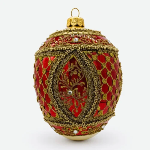 jaja-faberge-bombka-szklana-dekorowana-j046 Jajo Faberge bombka szklana dekorowana