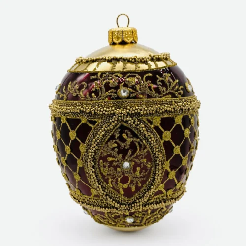 jaja-faberge-bombka-szklana-dekorowana-j047 Jajo Faberge bombka szklana dekorowana