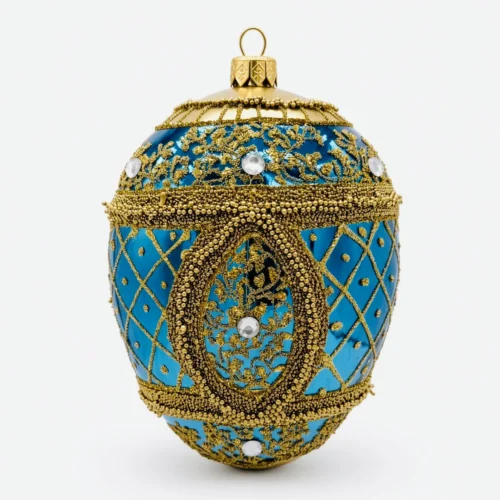 jaja-faberge-bombka-szklana-dekorowana-j048 Jajo Faberge bombka szklana dekorowana